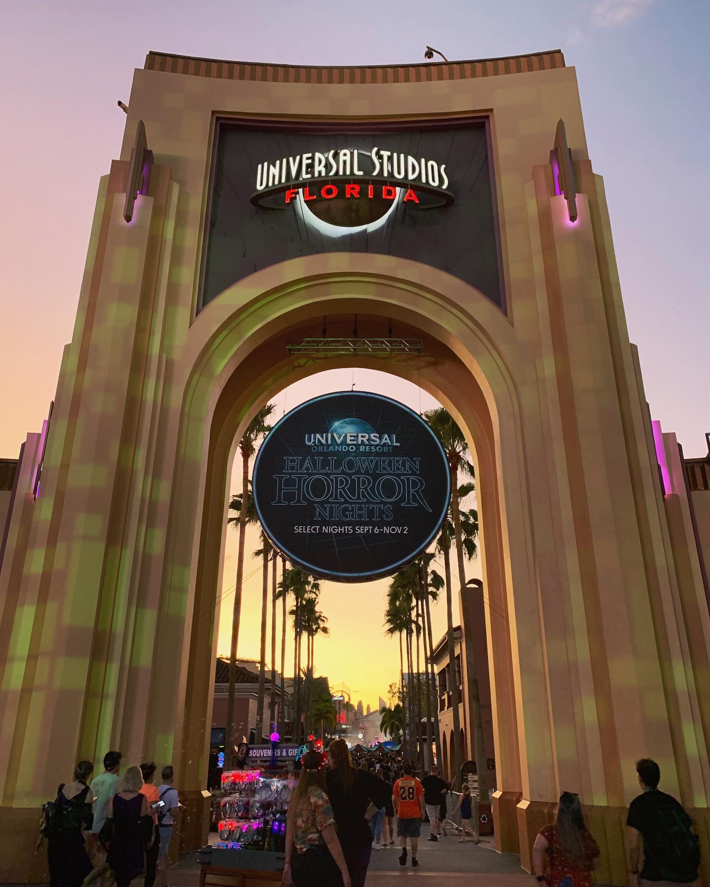 Orlando Universal Studios entrance, FL